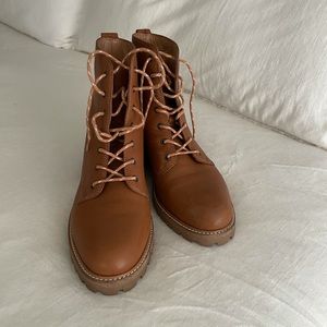 Madewell Clair Lace Up Boot